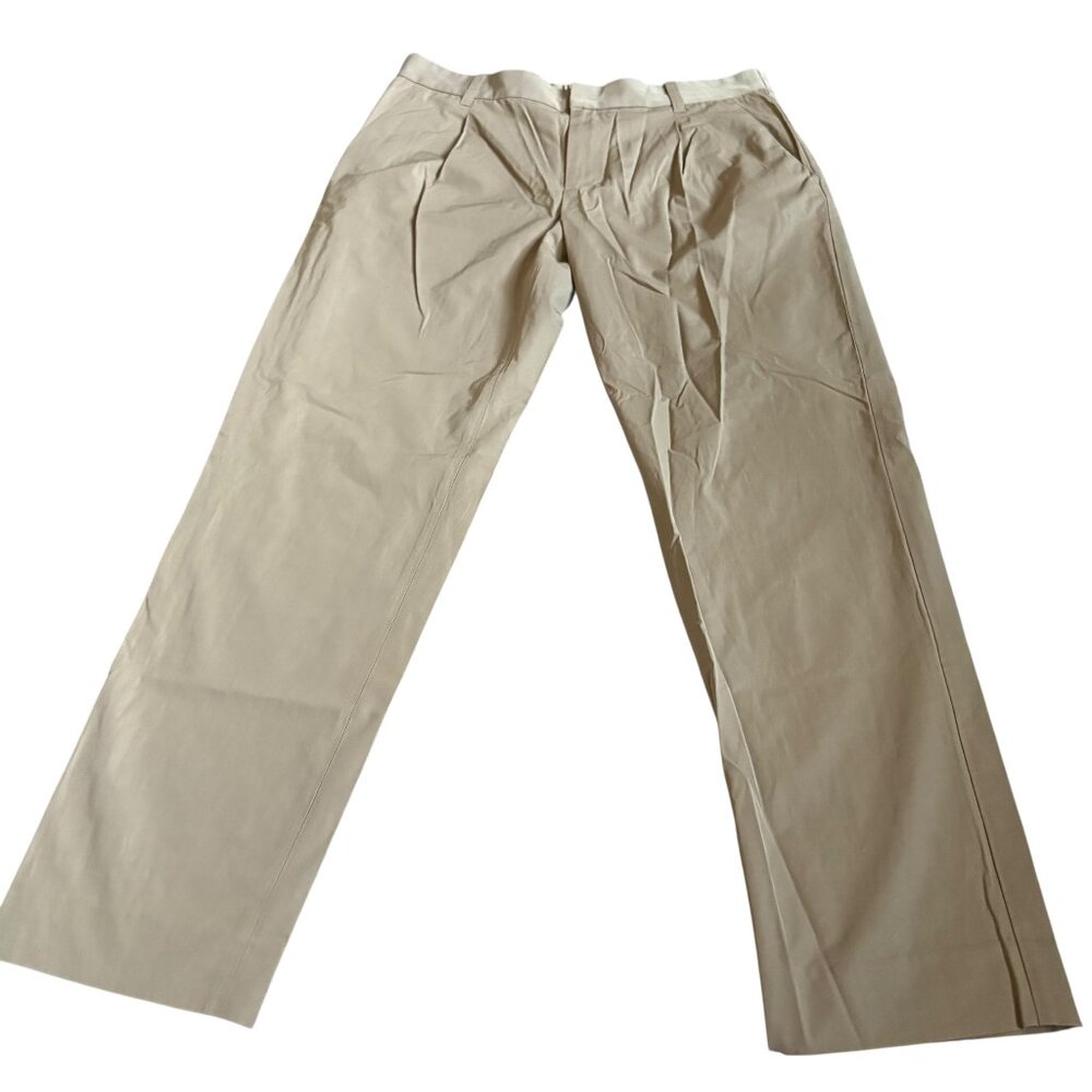 3.1 Phillip Lim Mens Trouser Khaki Pants Flat Front Size 32